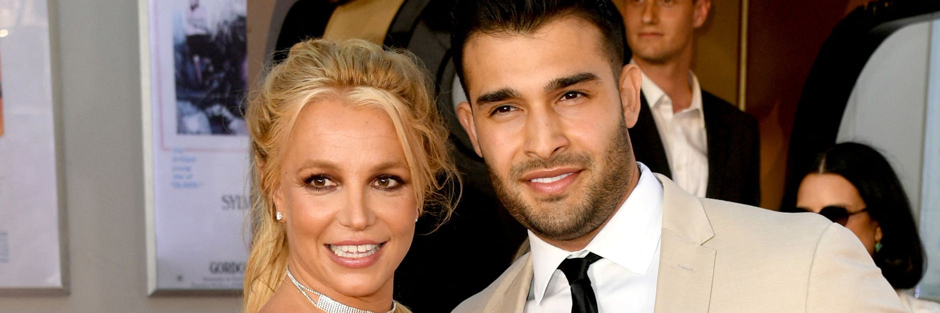 Britney Spears zusammen mit ihrem Verlobten und Personal Trainer Sam Asghari