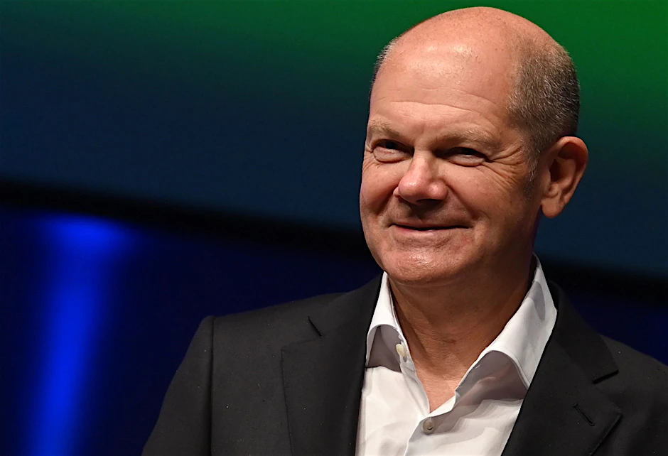 Kanzlerkandidat Olaf Scholz (SPD) lächelt sich derzeit durch den Wahlkampf.&nbsp;