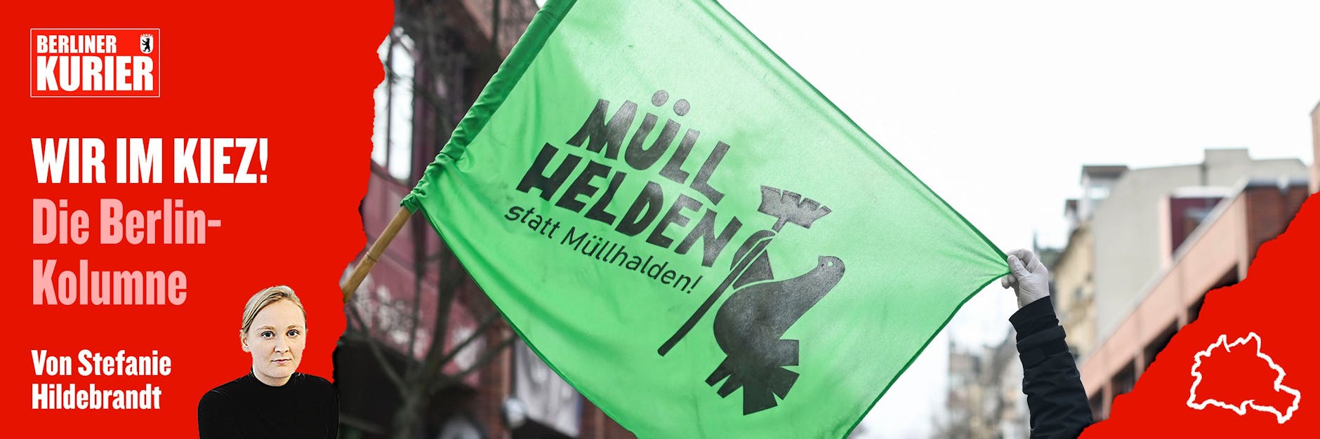 Aktivisten befreien im März 2021 den Kiez rund um die Admiralsstraße vom Müll.