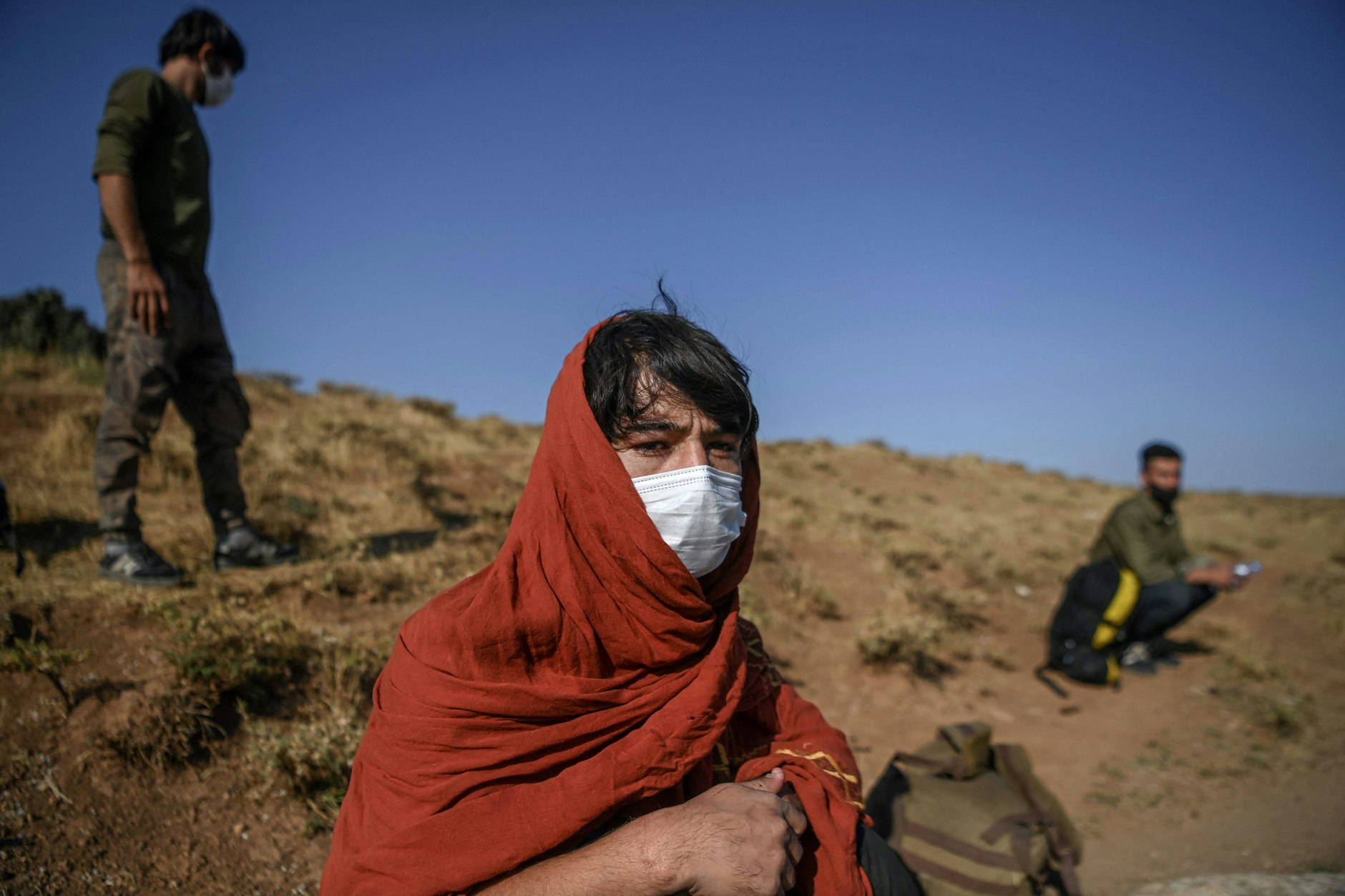 Ein afghanischer Flüchtling an der iranischen Grenze zu Türkei.&nbsp;