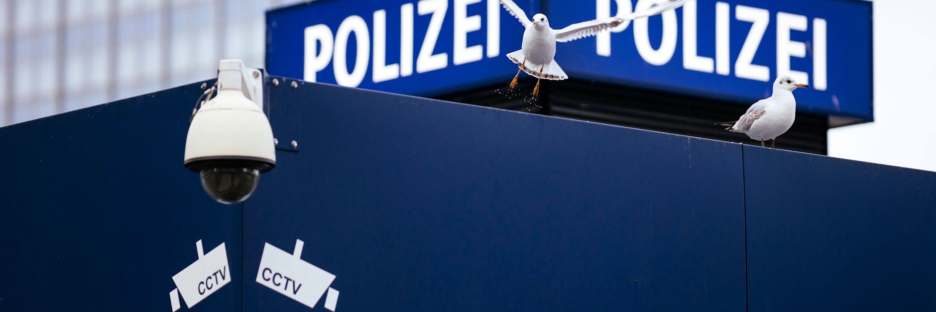 Die Polizeidienststelle am Berliner Alexanderplatz.