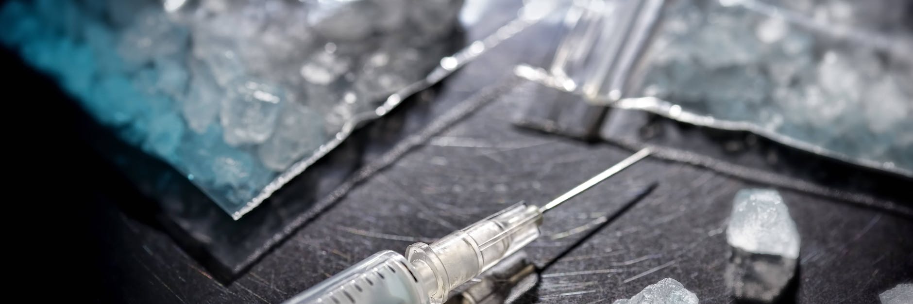 Crystal Meth macht hochgradig abhängig.