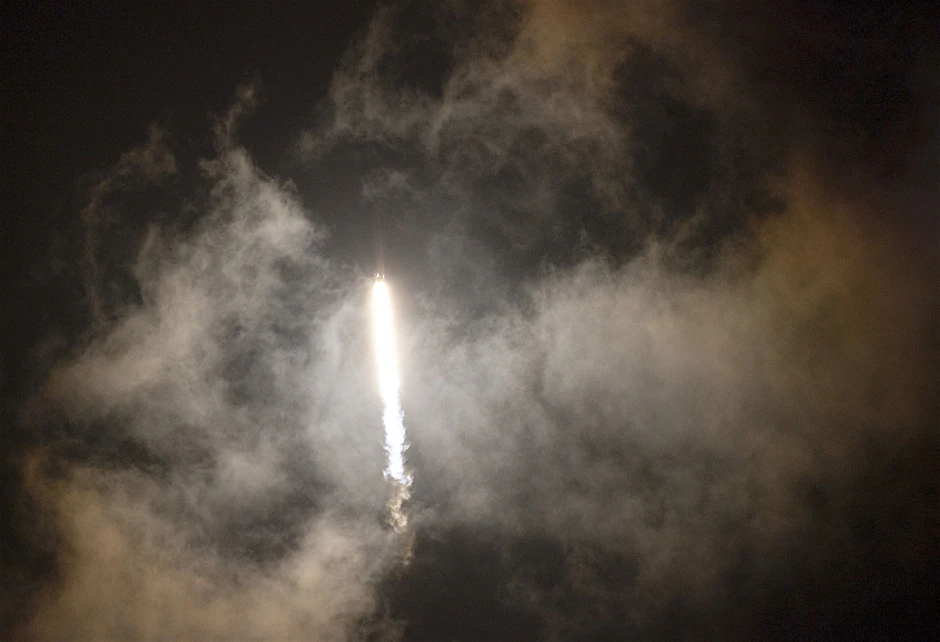 Vier Touristen sind mit der Rakete Falcon 9 in die Erdumlaufbahn geflogen.&nbsp;