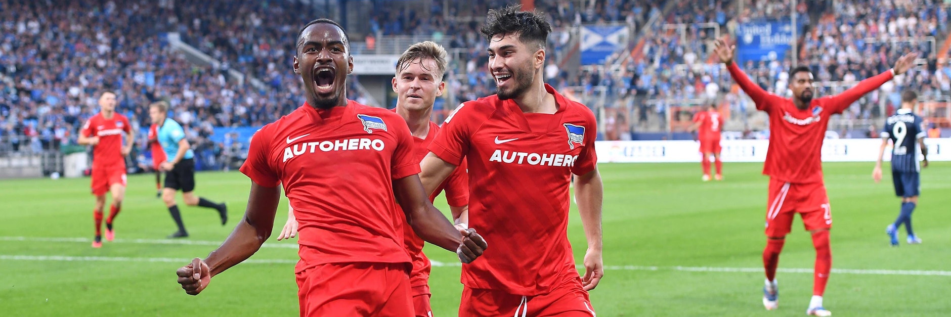 Setzte in Bochum beim 3:1-Sieg den Schlusspunkt und will nun gegen Fürth wieder jubeln: Myziane Maolida (l.).&nbsp;