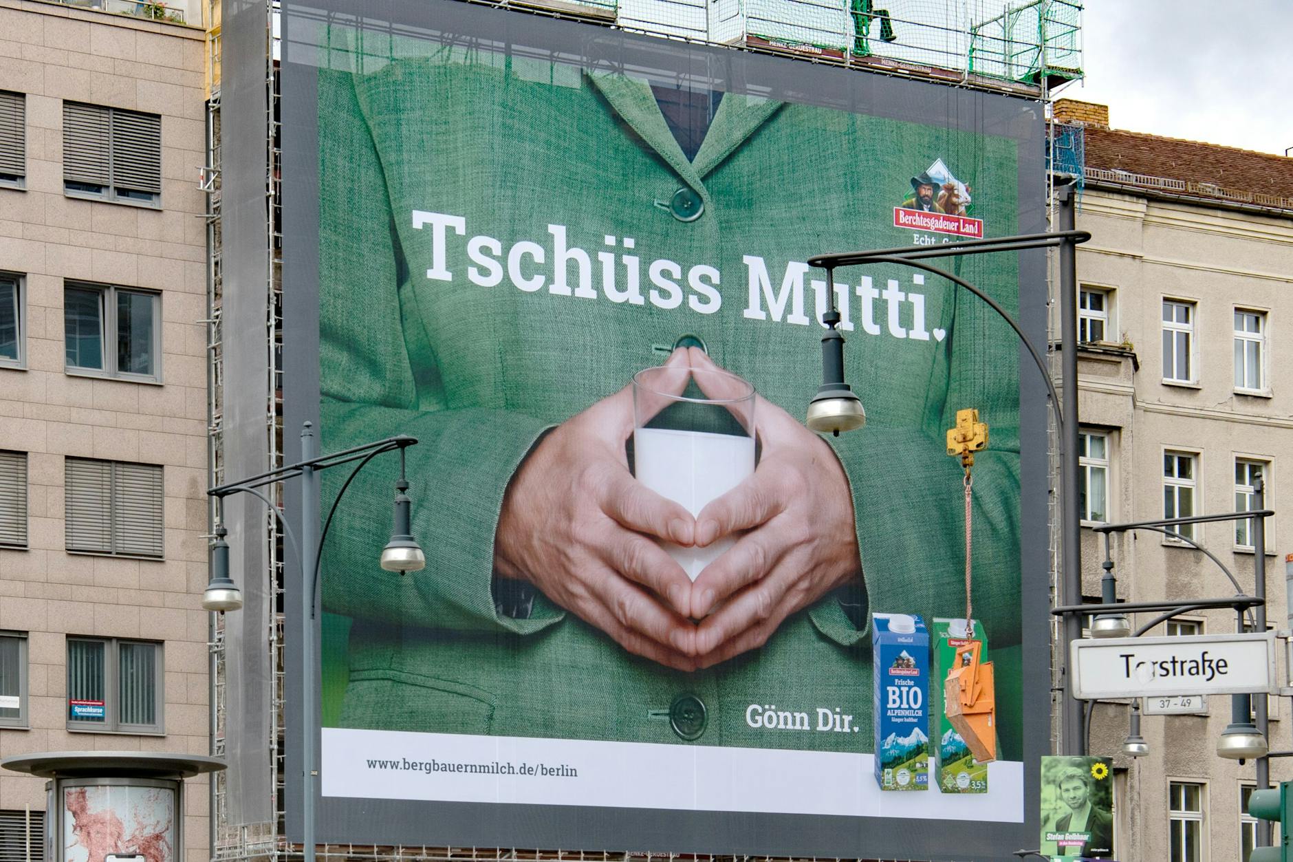 Advertisers are making the most of Merkel's signature hand gesture and weird nickname while they still can.