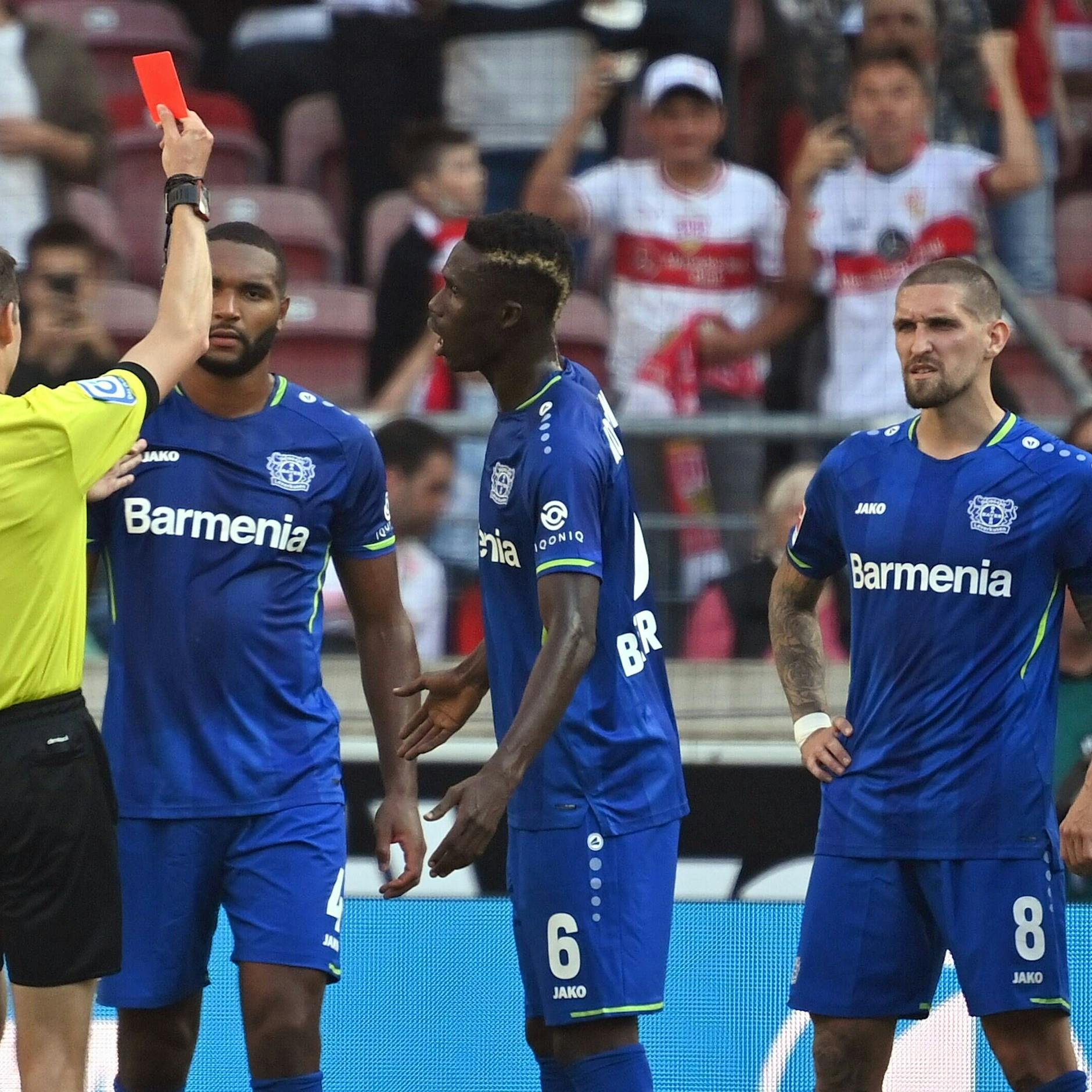 Brutalo-Foul! Ex-Unioner Robert Andrich fliegt, Leverkusen siegt