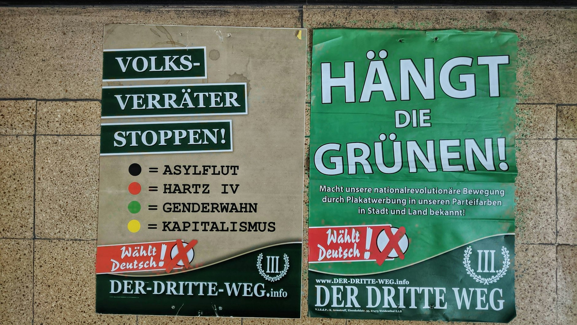 München „Hängt die Grünen“Plakate von Rechtsextremen müssen abgehängt werden