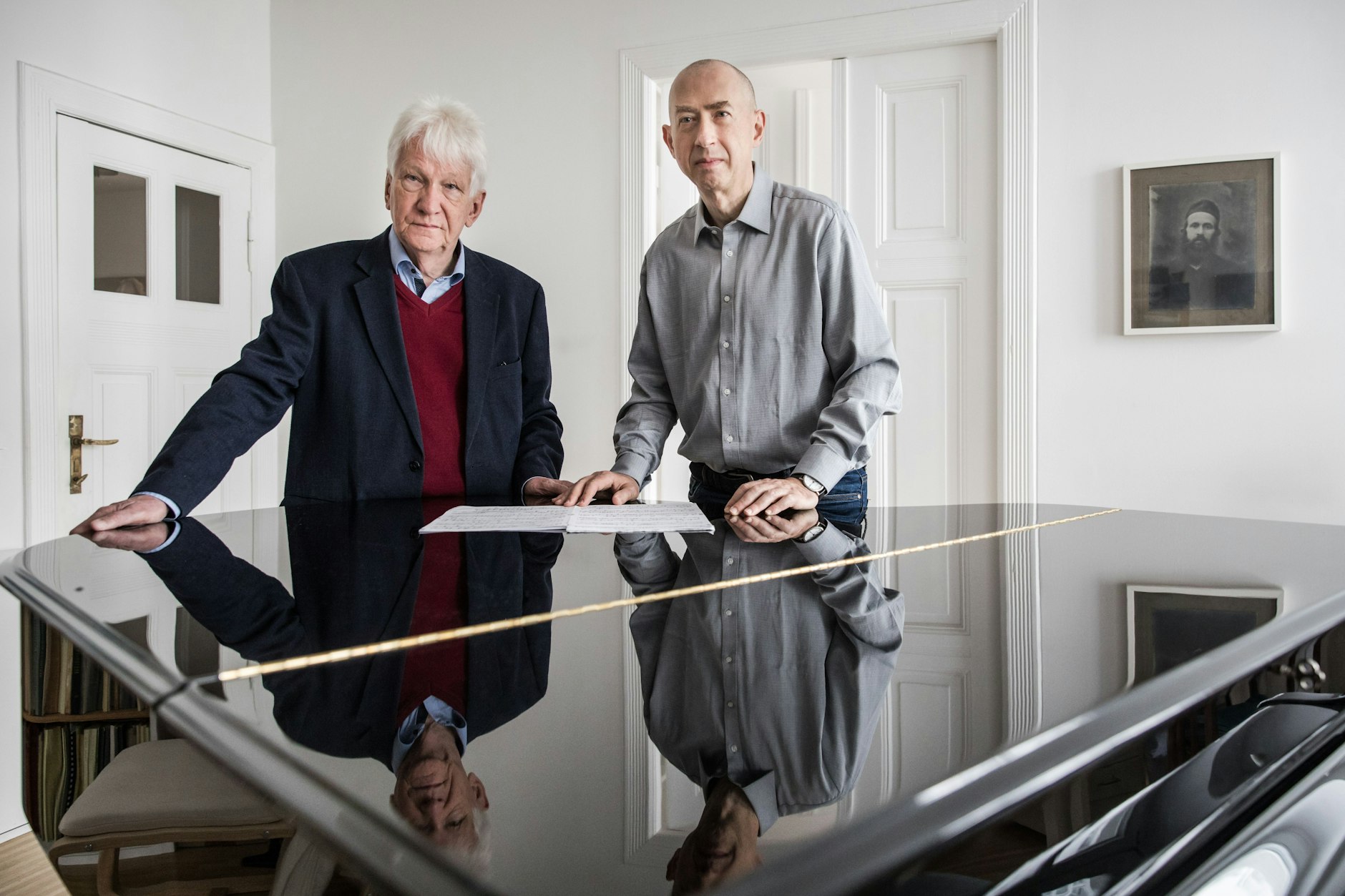 Die Wiederentdecker: Wolfgang Eichwede (links) und Jascha Nemtsov in Berlin.