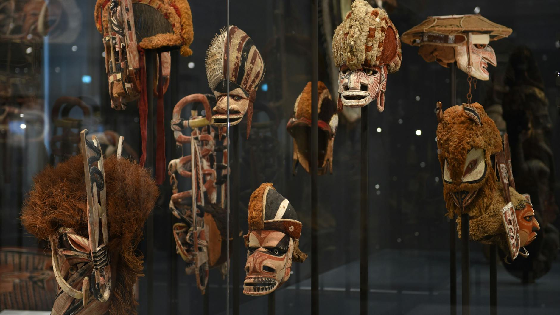 Masken aus Papua-Neuguinea<br>