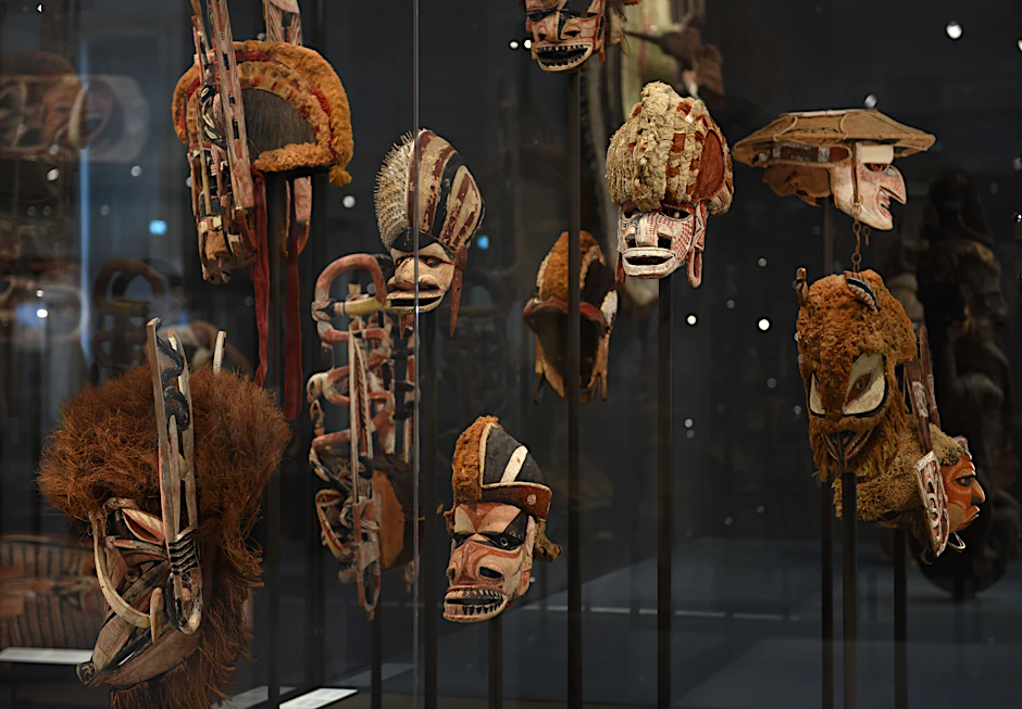 Masken aus Papua-Neuguinea<br>