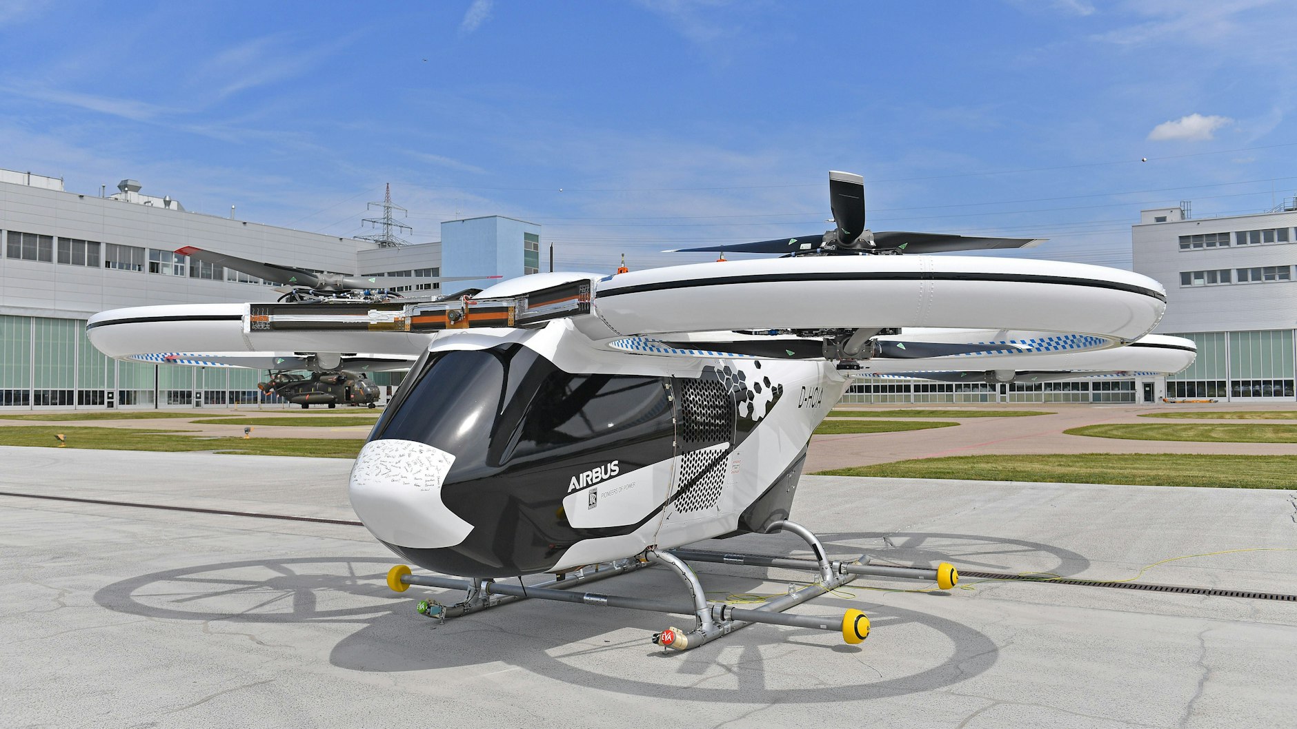 Das Airbus Flugtaxi Cityairbus.&nbsp;