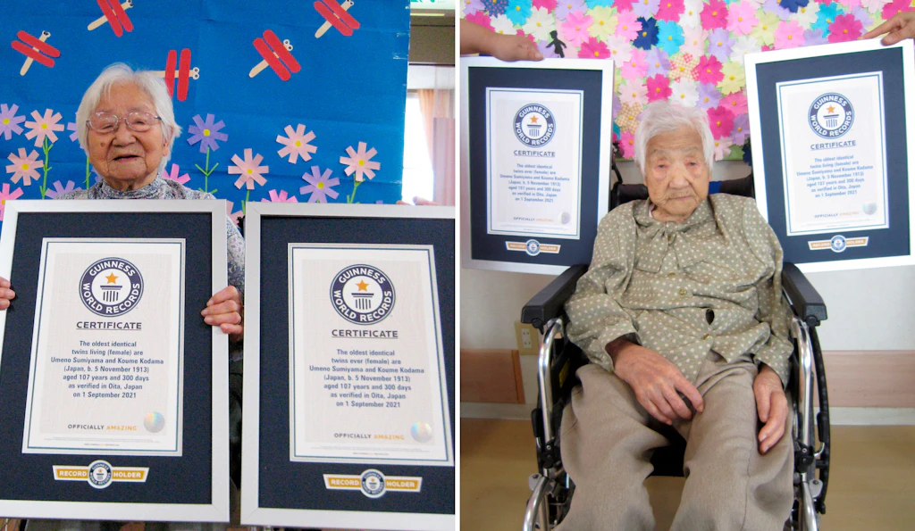 107 Jahre alt: Japanische Schwestern sind älteste eineiige Zwillinge der Welt