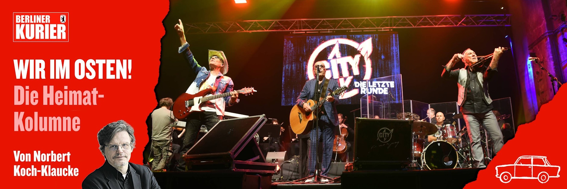 Noch einmal spielen City auf. Zur letzten Runde-Tour  wollen sie 2022 antreten, sich dann für immer von der Bühne verabschieden.