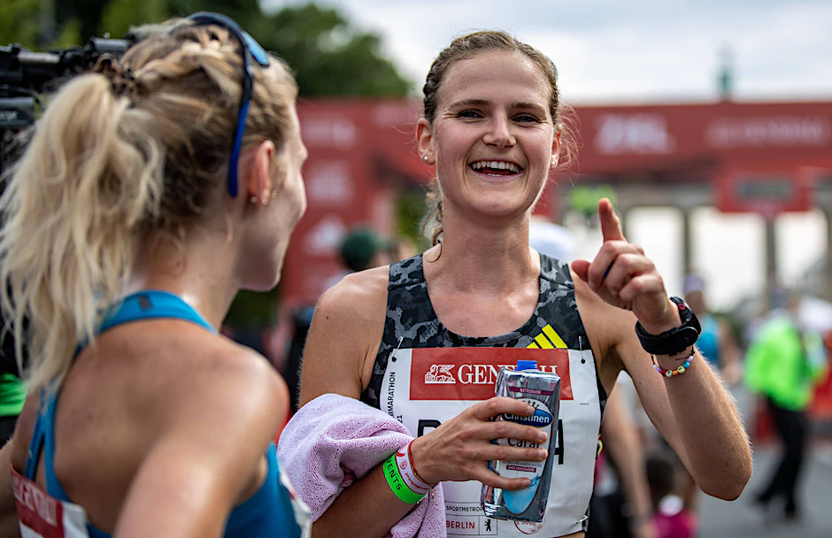 Rabea Schöneborn hat vor einem Monat die halbe Distanz erfolgreich beendet. Am Sonntag startet sie beim Berlin-Marathon.