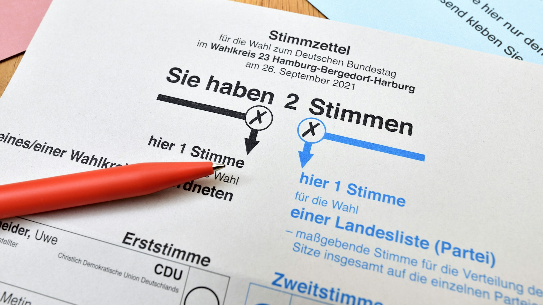 Das Votum des Wählers muss sich klar und eindeutig aus dem Stimmzettel ergeben (Symbolbild).