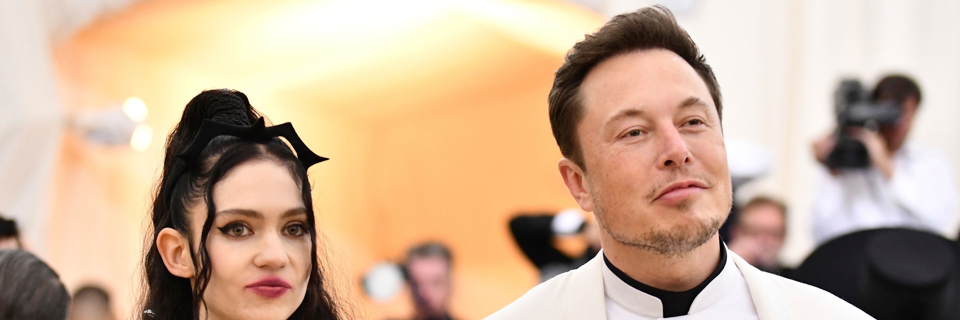 Sängerin Grimes mit Elon Musk
