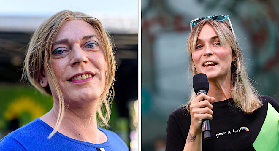 Tessa Ganserer (l.) und Nyke Slawik werden dem neuen Bundestag angehören.