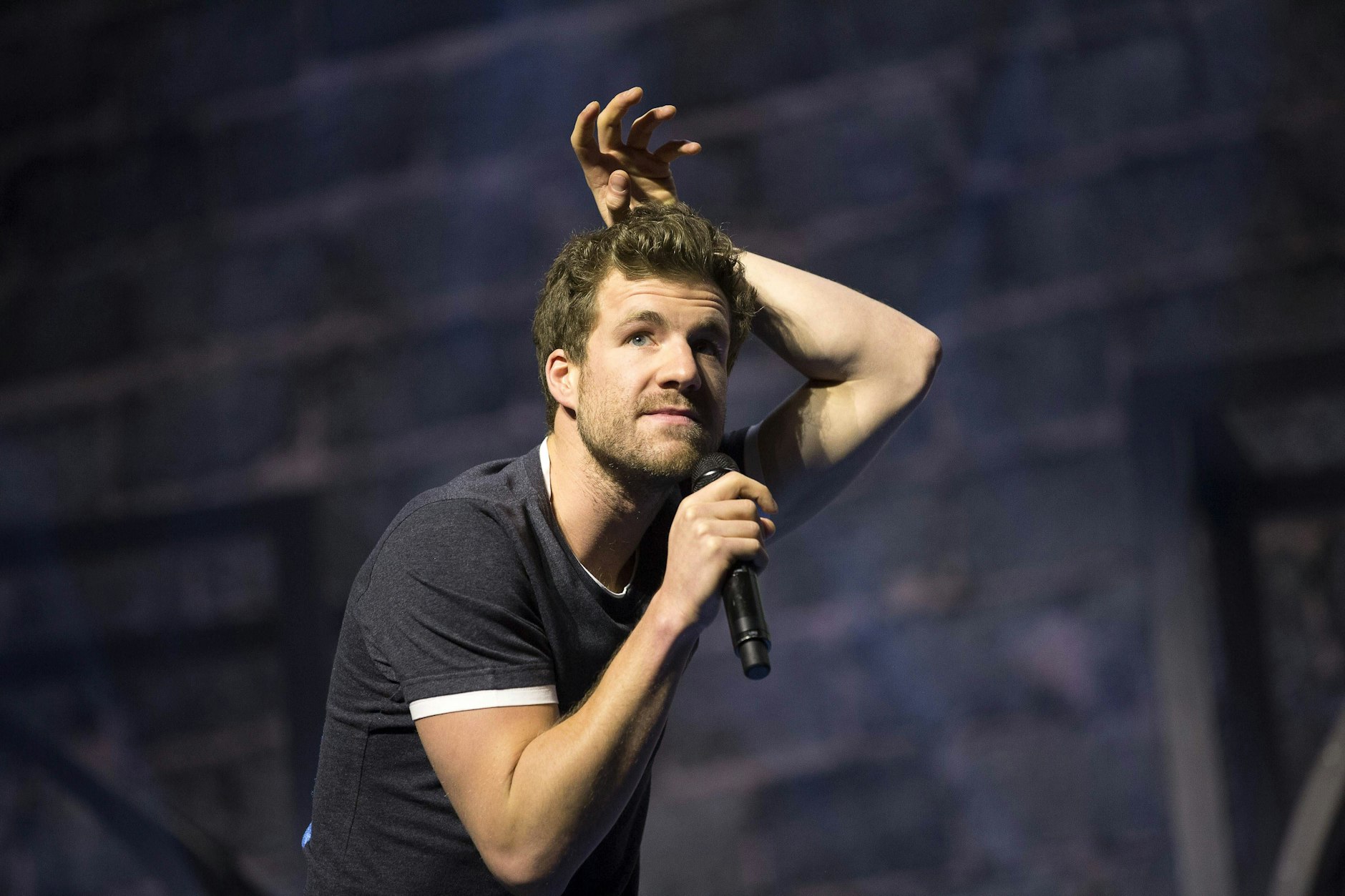 Luke Mockridge 2018 bei einer Show in der Messehalle in Erfurt. 