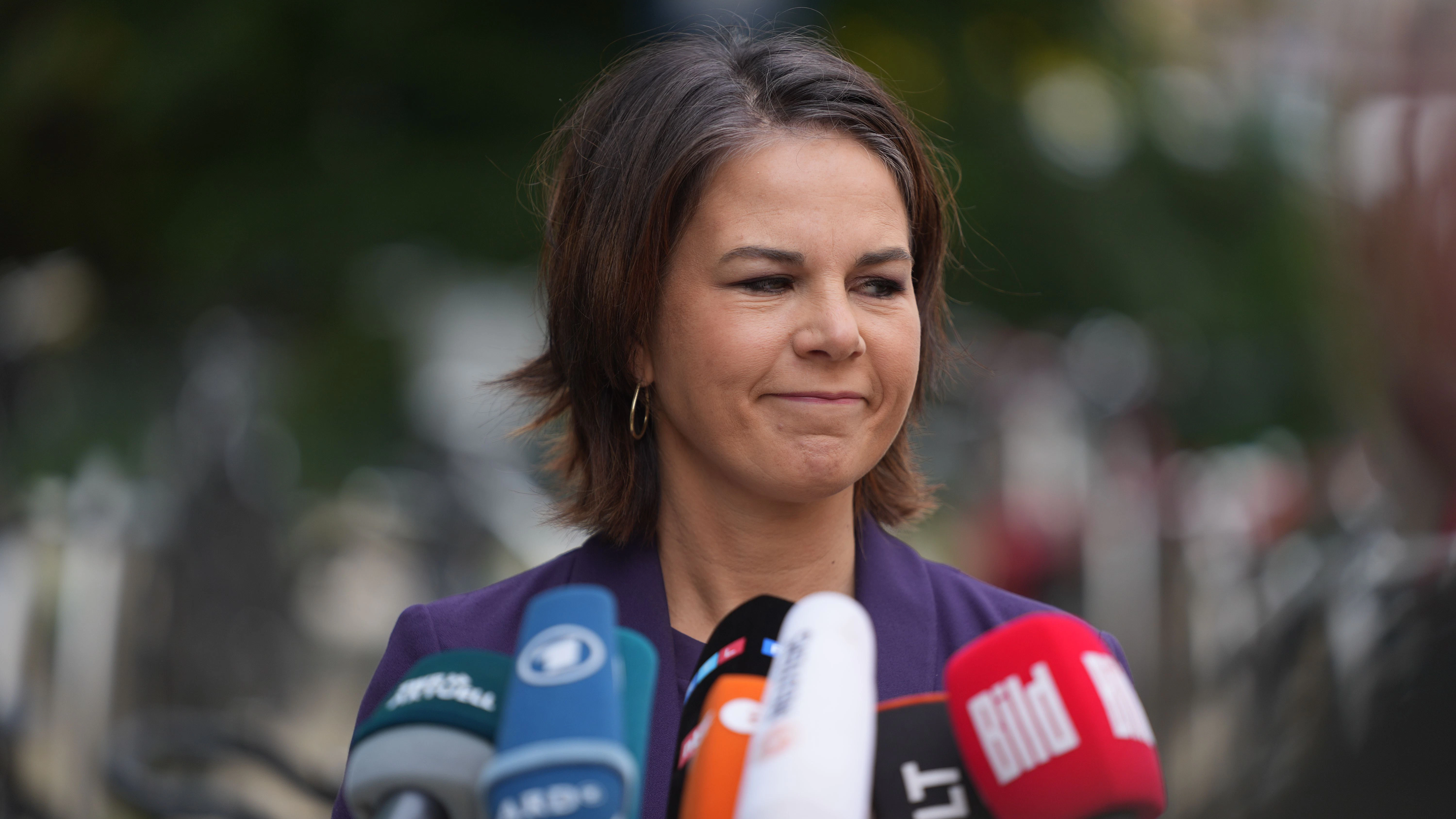 Annalena Baerbock am Tag nach der Bundestagswahl