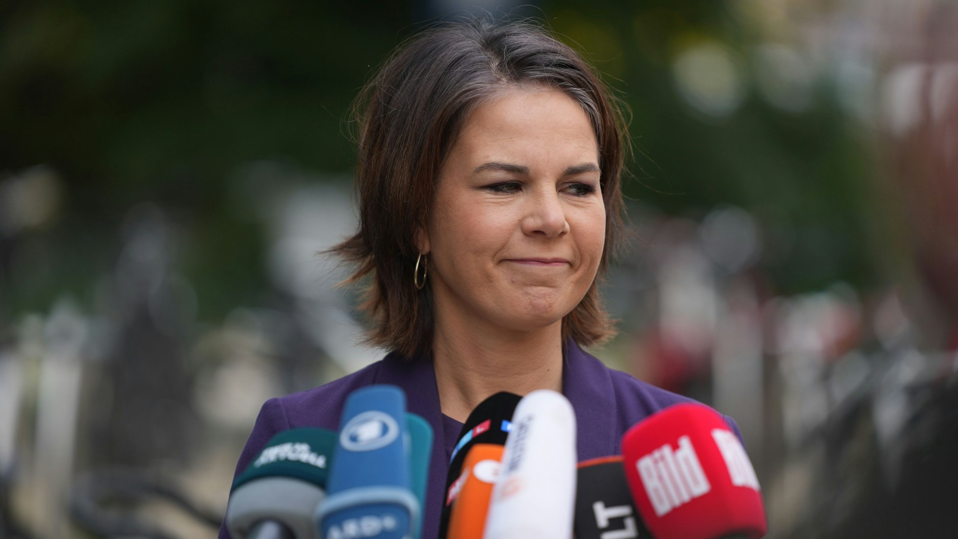 Annalena Baerbock am Tag nach der Bundestagswahl