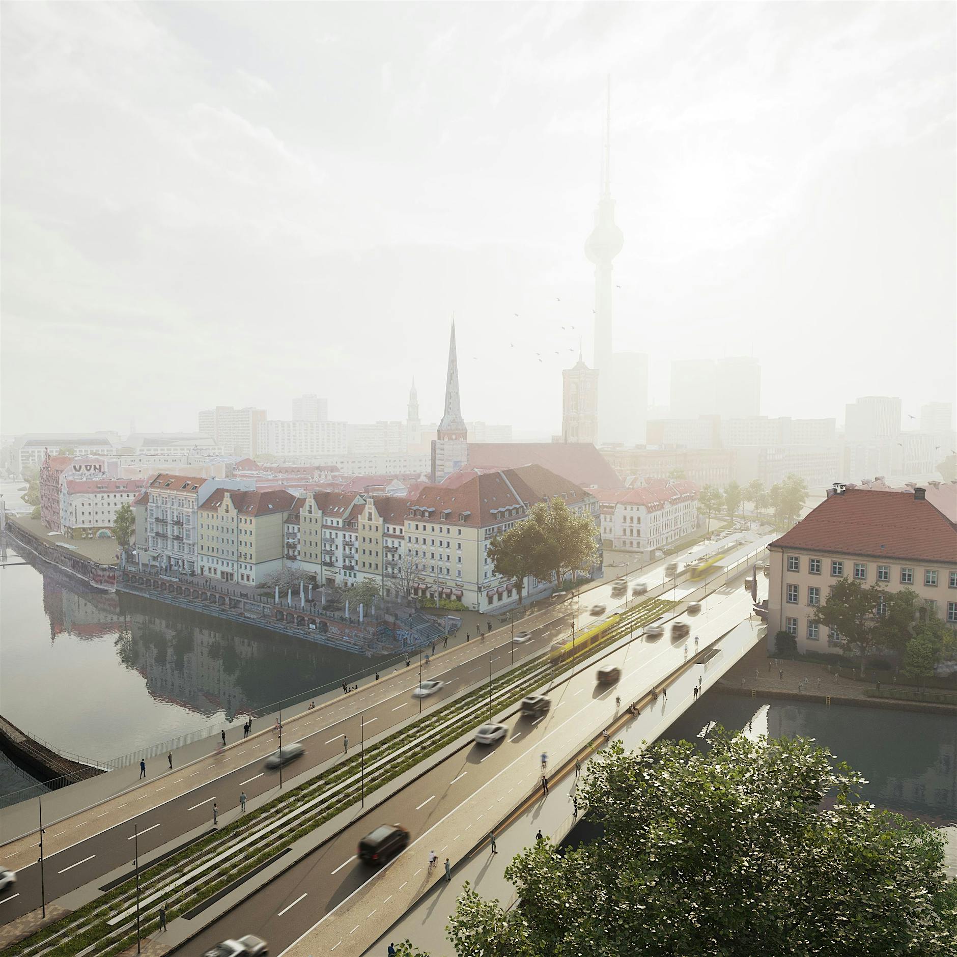 Streit um Mühlendammbrücke in Mitte eskaliert: Berliner Bürger prüfen Klage