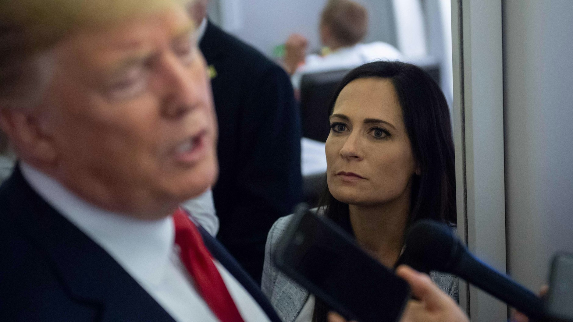 Donald Trump und seine Ex-Sprecherin&nbsp;Stephanie Grisham.&nbsp;