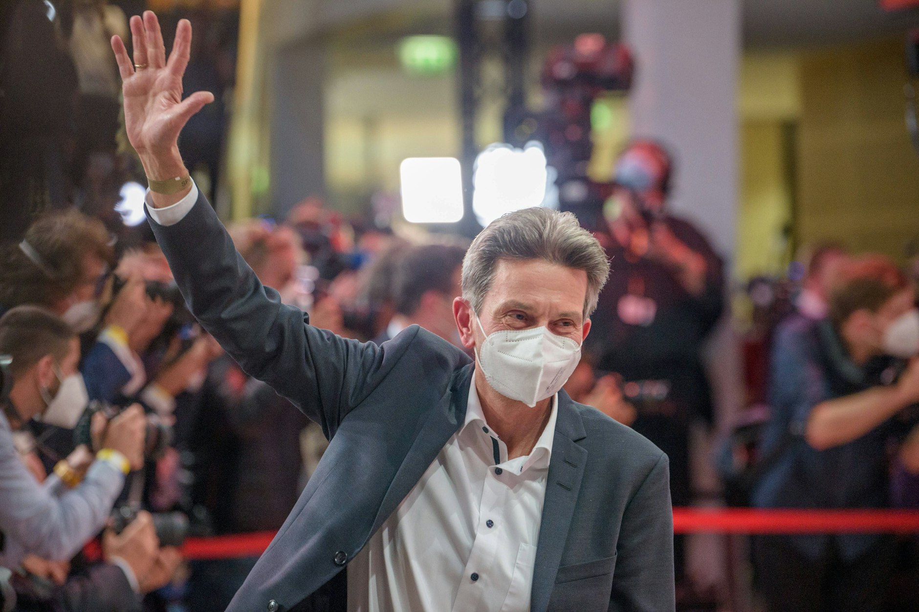 Rolf Mützenich am Wahlsonntag in Berlin. Schon jetzt hat er FDP und Grüne eingeladen.&nbsp;&nbsp;