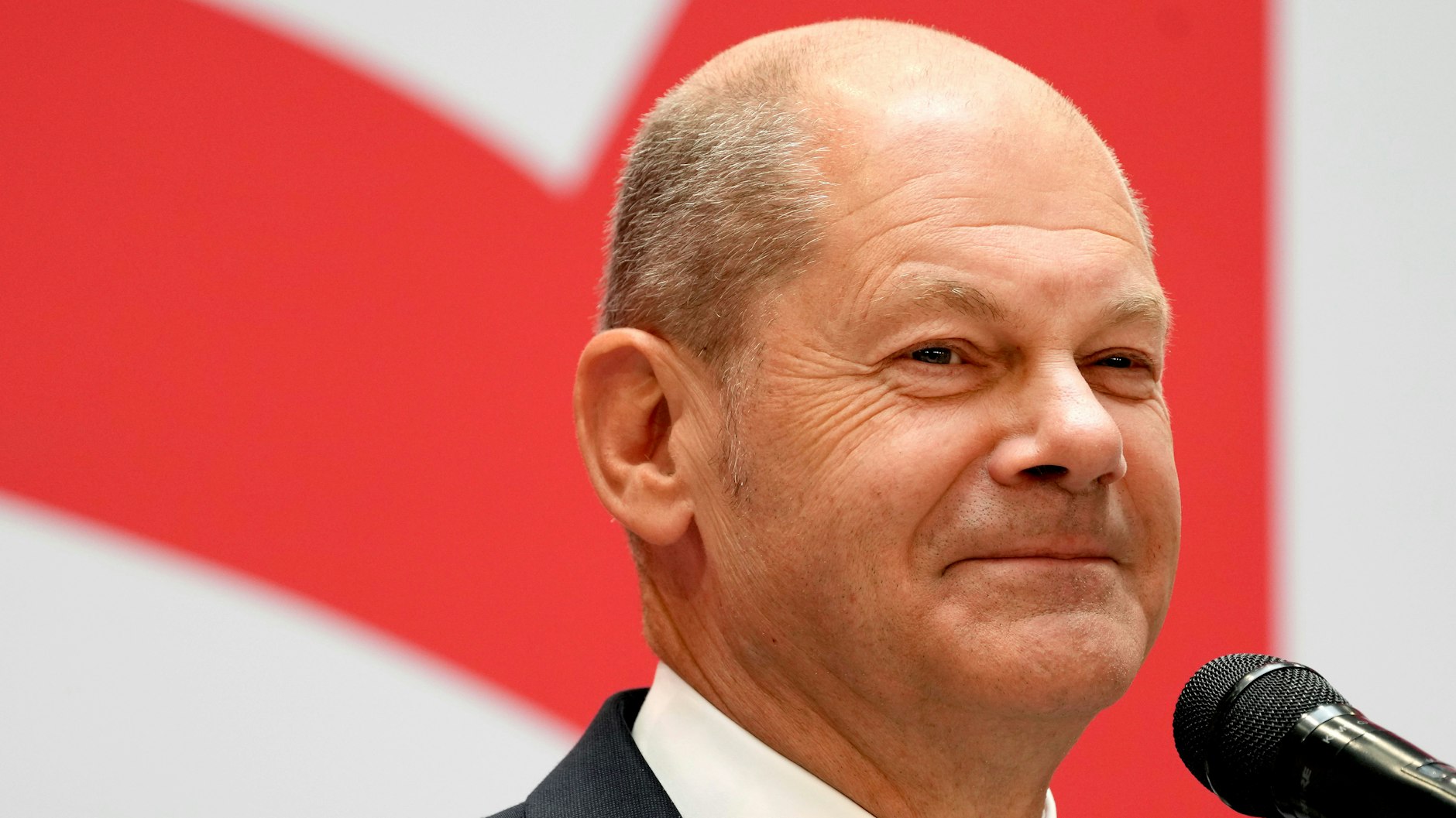 Zufriedenes Lächeln: Wird Olaf Scholz der Merkel-Nachfolger?&nbsp;
