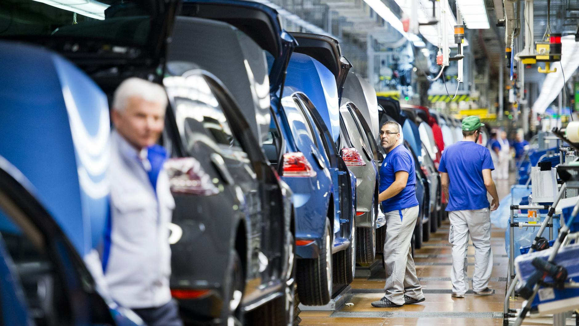 In Deutschland spielt die Automobilindustrie im Verhältnis zum BIP eine außergewöhnlich große Rolle.