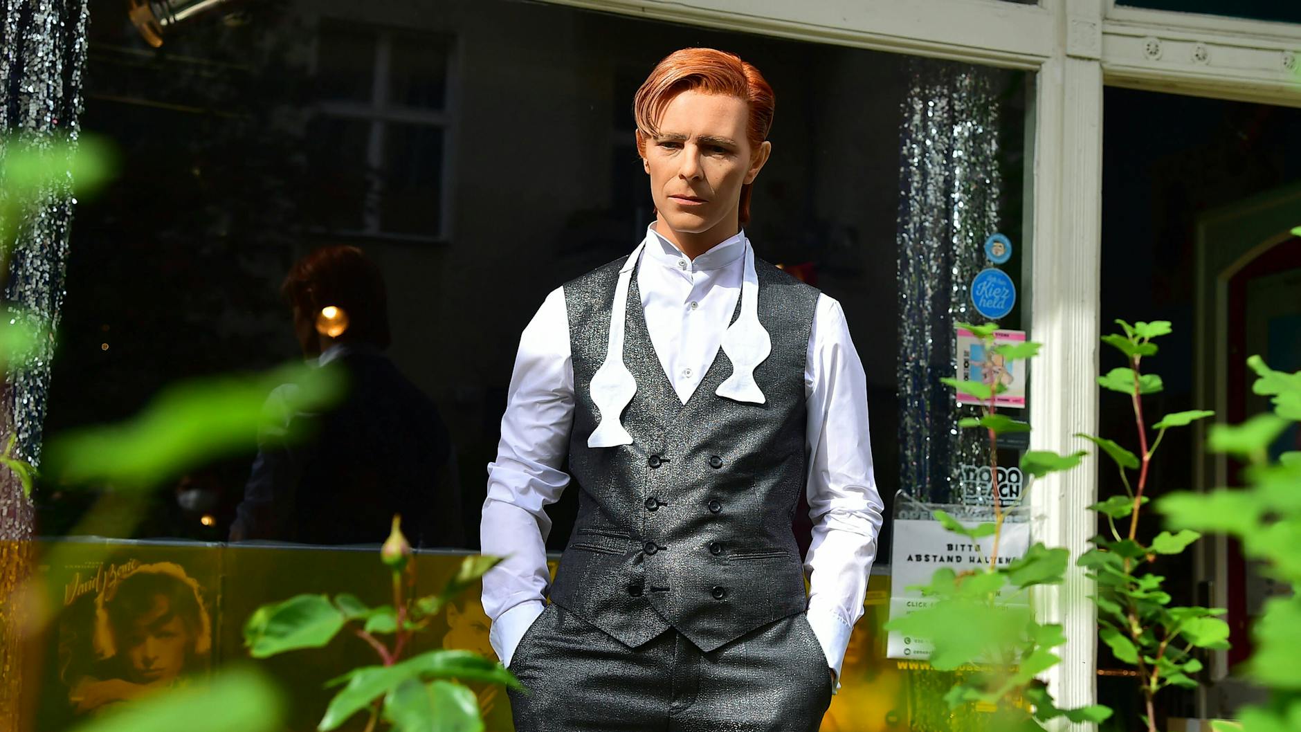David Robert Jones alias David Bowie in Madame Tussauds Wachsfigurenkabinett.