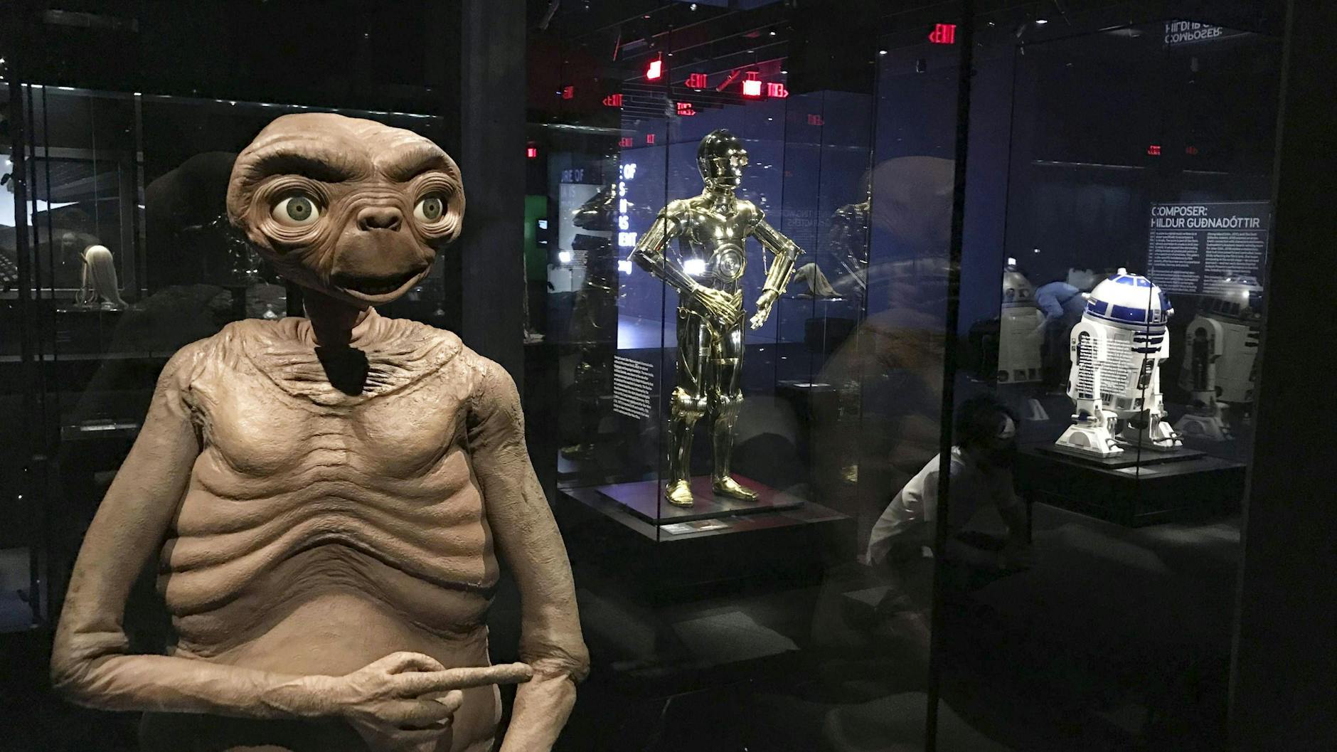 E.T. und andere Außerirdische haben ihren eigenen Bereich im Academy Museum.