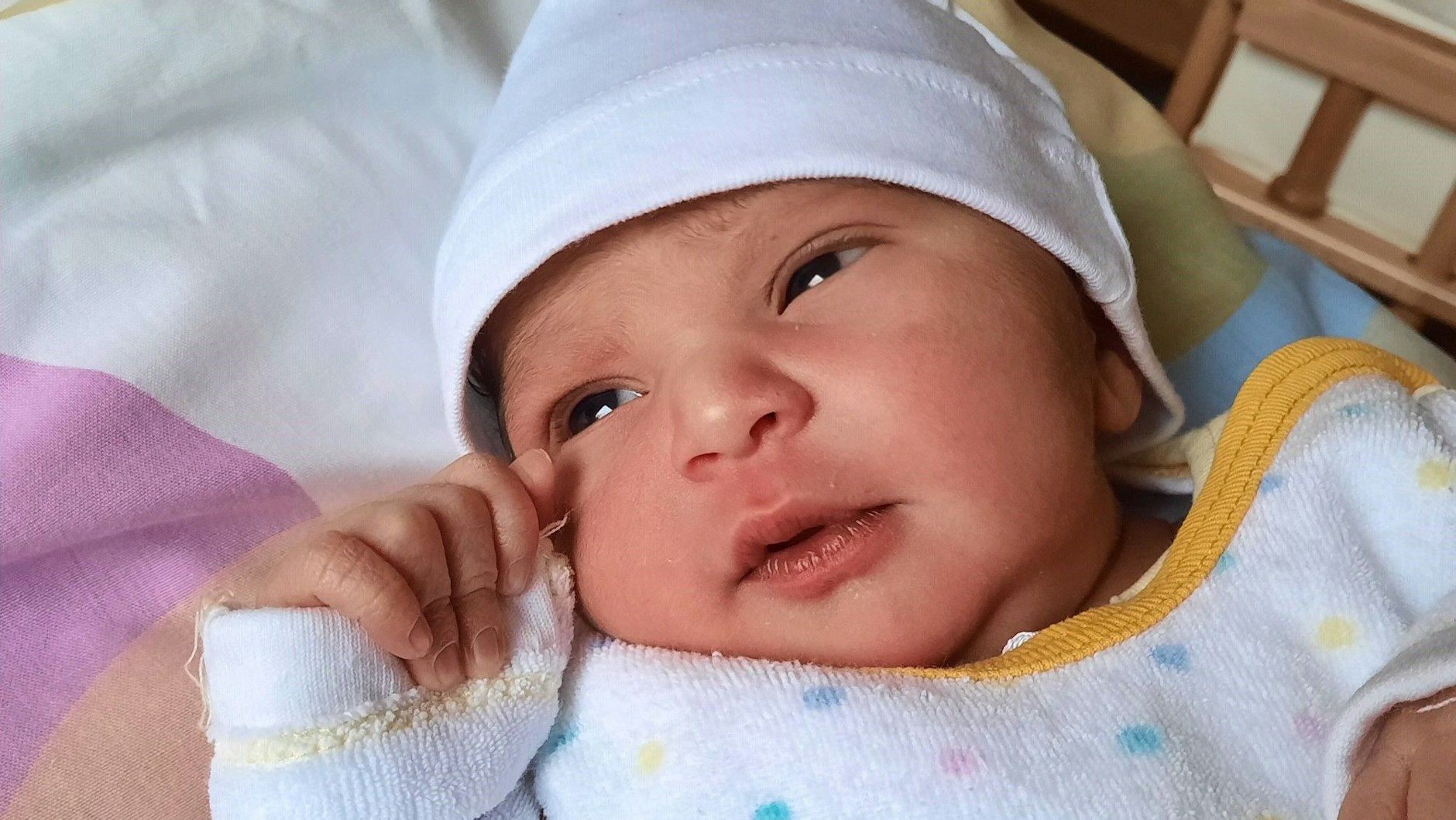 Der kleine Junge Jud kam um 2.28 Uhr als erstes Baby im Vivantes Klinikum Kaulsdorf zur Welt.