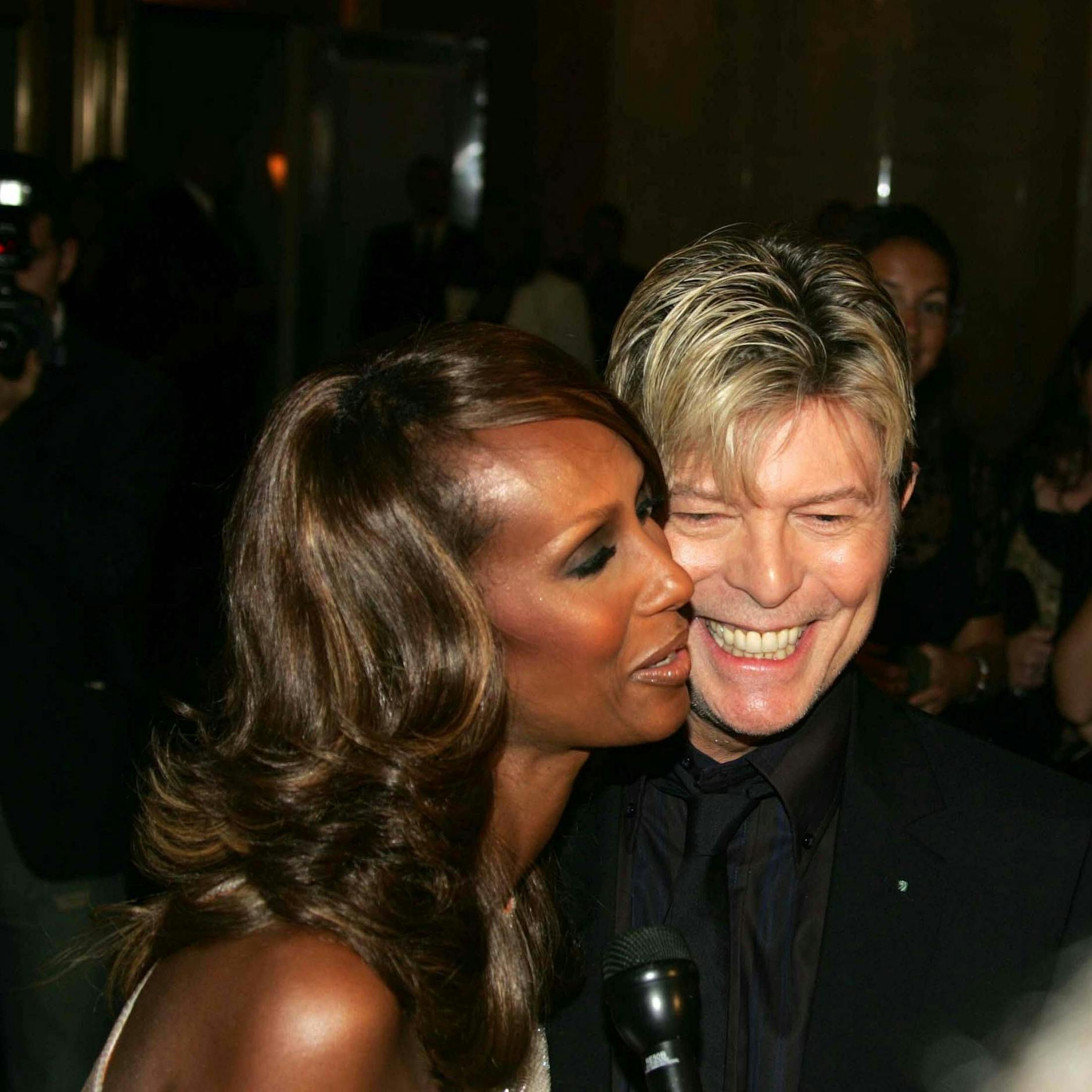 David Bowie mit seiner Ehefrau Iman 