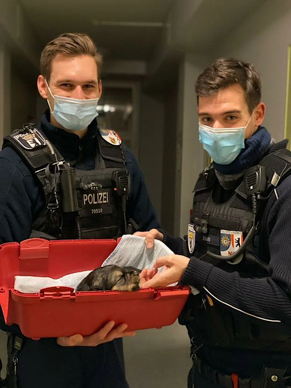 Dieses Foto postete die Berliner Polizei auf Facebook.