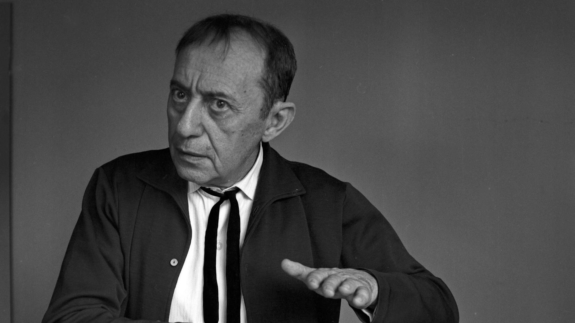 Der deutsche Schauspieler Curt Bois, 1960er Jahre.