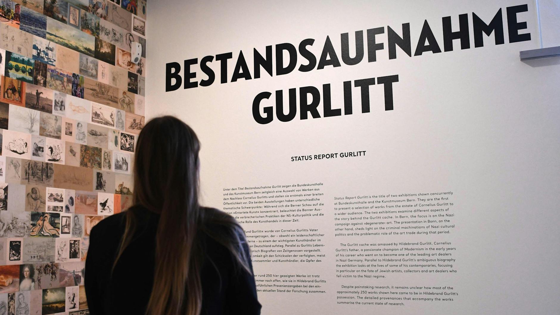 Blick in die Ausstellung „Bestandsaufnahme Gurlitt“ in der Bundeskunsthalle in Bonn (Archivbild).