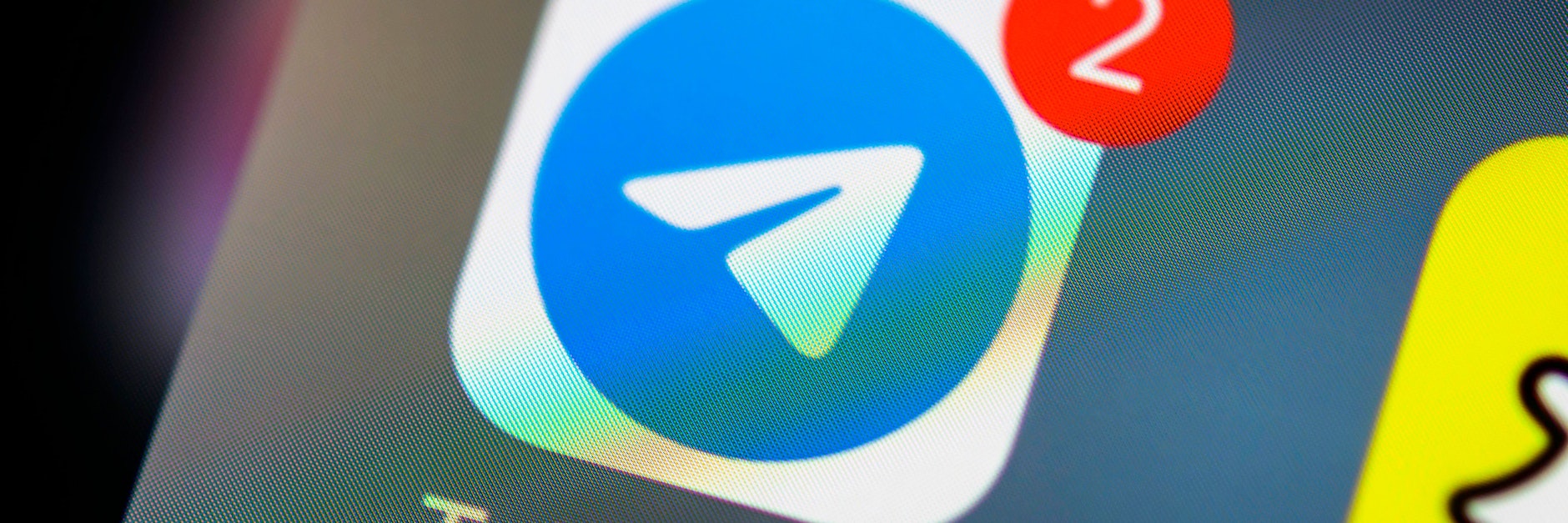 Das sogenannte Icon der App Telegram (Symbolbild).