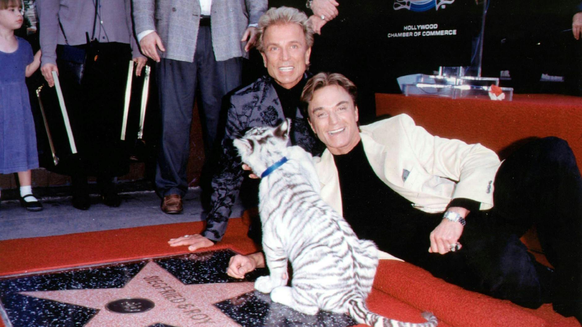 Für ihre Show in Las Vegas bekamen Siegfried und Roy einen Stern auf dem Hollywood Walk of Fame.