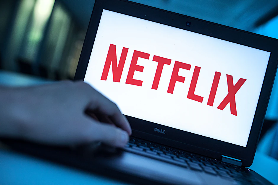 Das Logo des Video-Streamingdienstes Netflix ist auf dem Display eines Laptops zu sehen. (Symbolfoto)