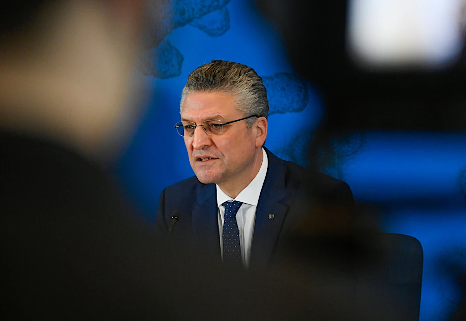 Lothar Wieler, Präsident des Robert-Koch-Instituts (RKI) bei der Pressekonferenz am Donnerstag.