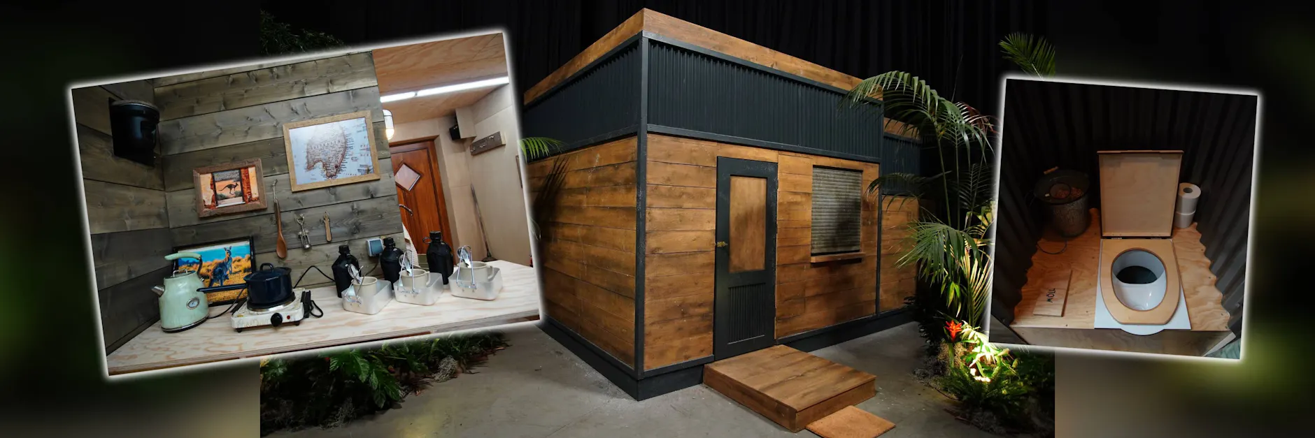 So sieht das Dschungelcamp 2021 aus: In diese Bretterbude mit Plumpsklo werden die Promis ziehen. 