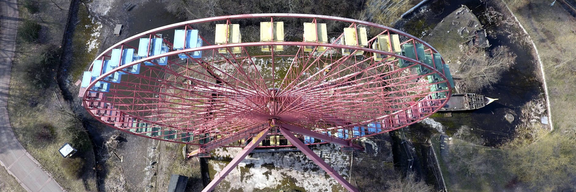 Im November 2001 setzte sich das Riesenrad zum letzten Mal für Besucher in Bewegung.