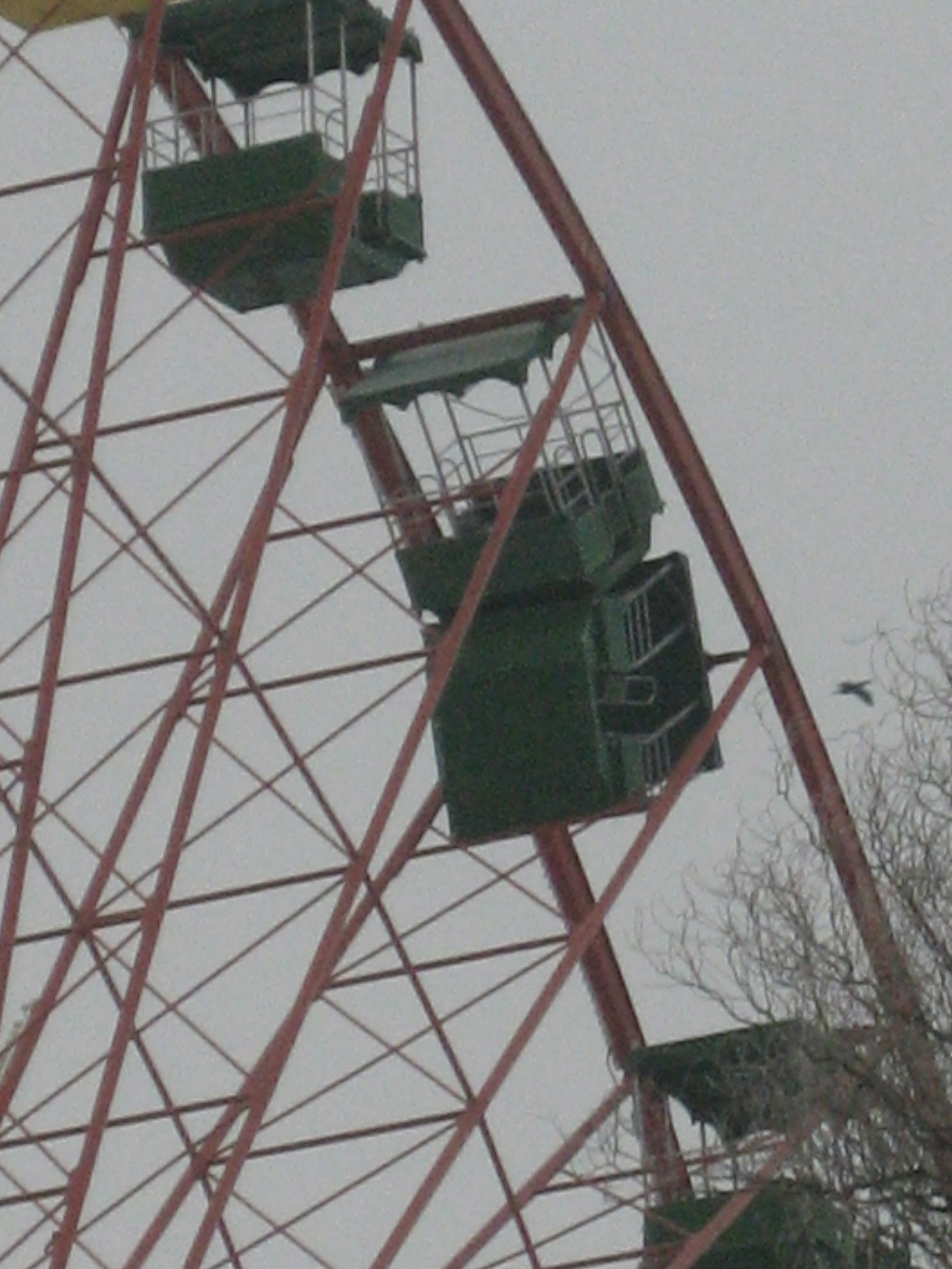 Im besonders kalten Winter 2010 verkeilten sich die Gondeln.
