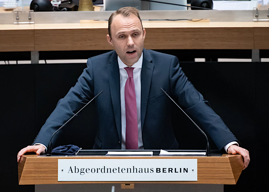 Sebastian Czaja, Vorsitzender der Berliner FDP-Fraktion