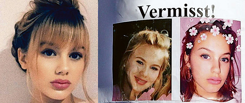 Mit diesen Fotos sucht die Polizei weiter nach der vermissten Rebecca. Sie verschwand vor knapp zwei Jahren.
