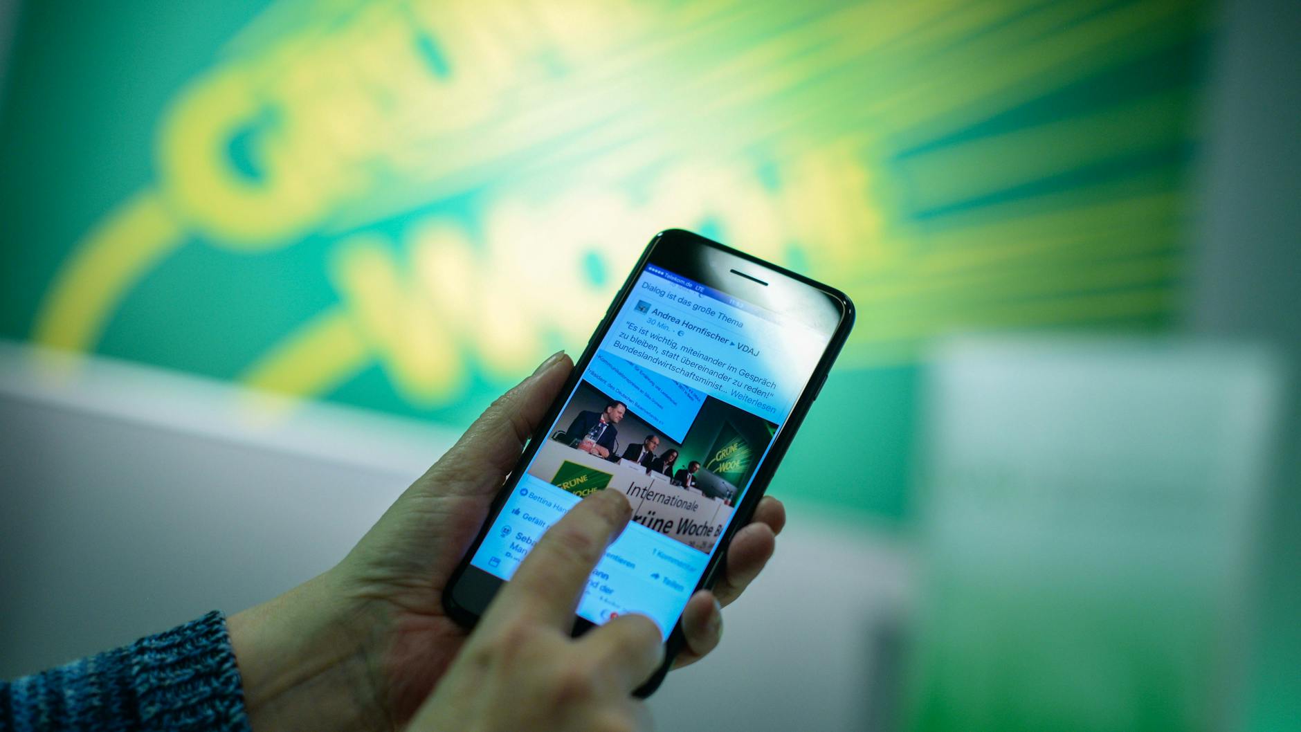 Diesmal können sich alle Fans die Grüne Woche nur im Internet anschauen. Dort gibt es Vorträge, Reden, Filme und Pressekonferenzen.<br>