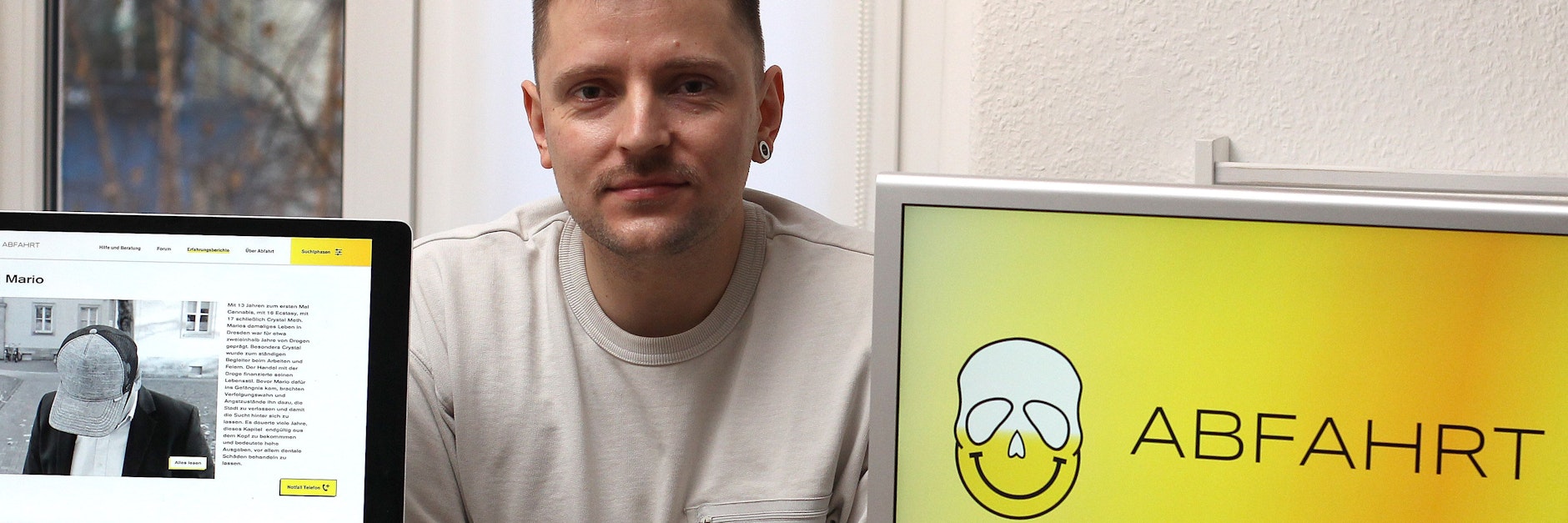 Michael Scholz bereitet ein Präventionsportal für Crystal-Meth-Abhängige vor.