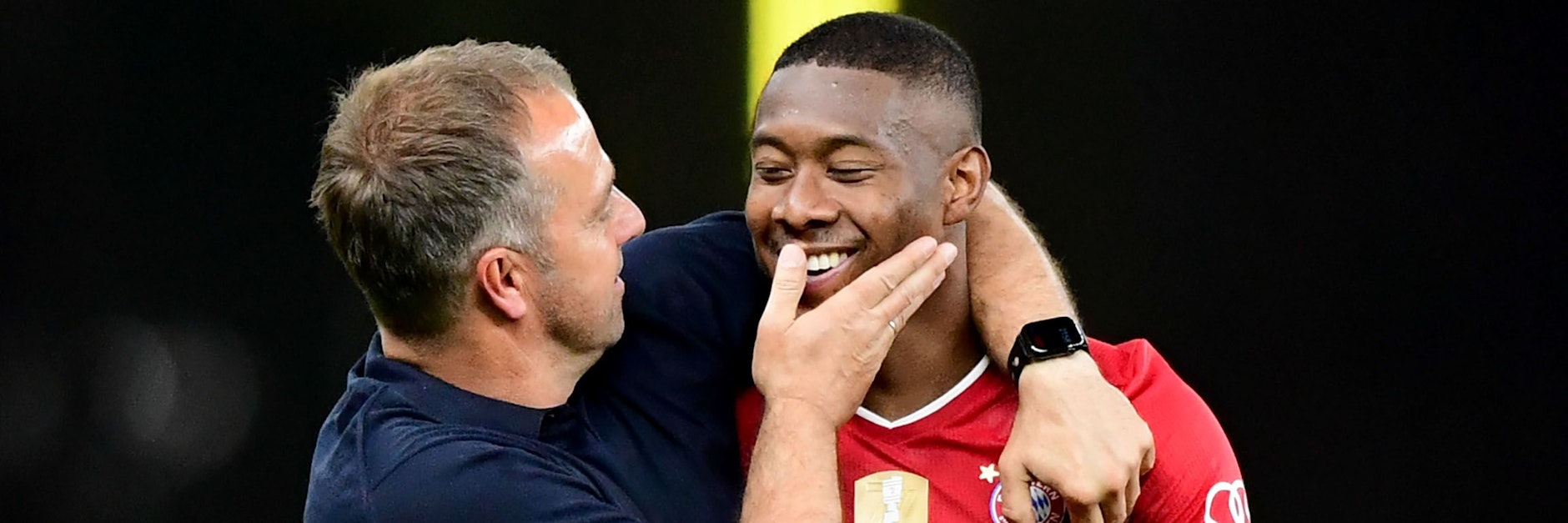 Ein Herz und eine Seele. Bayerns Coach und sein Abwehrchef Alaba. Im Sommer gehen sie getrennte Wege.