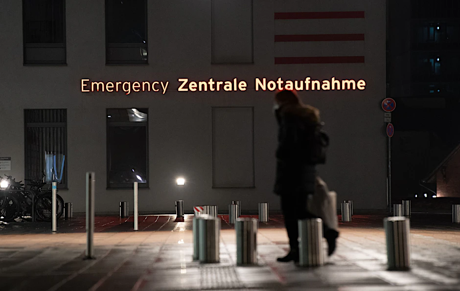 Die Notaufnahme der Berliner Charité. Berliner Kliniken benötigen dringend Hilfe.