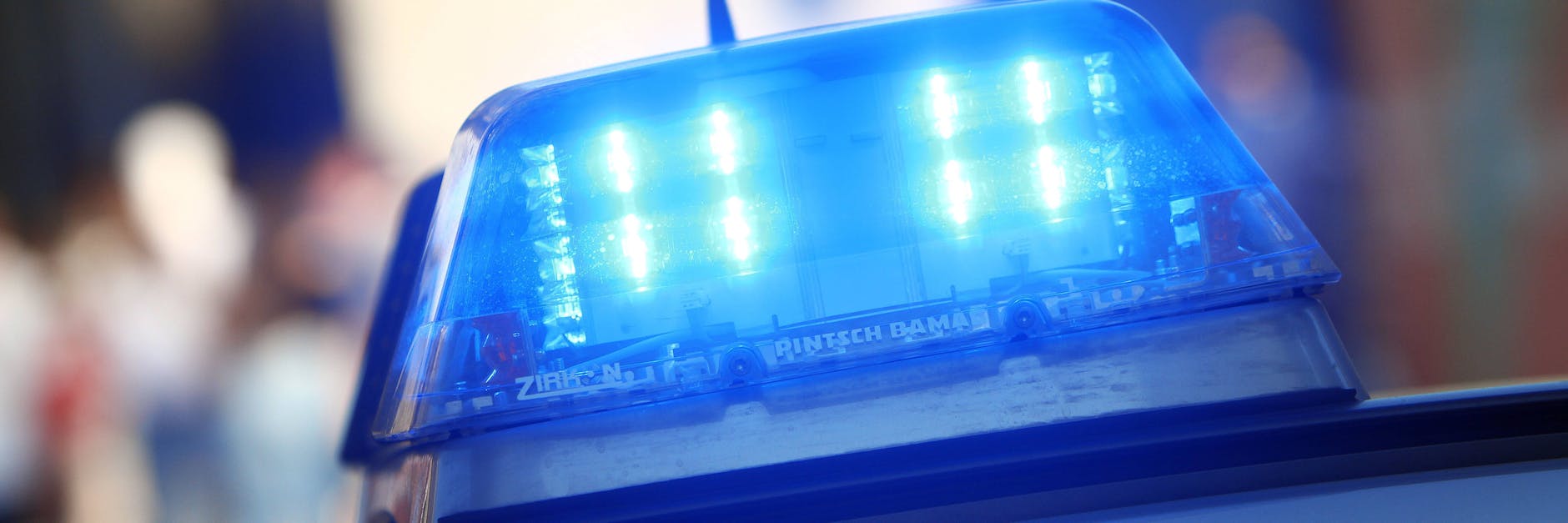 Ein Blaulicht der Polizei (Symbolbild).